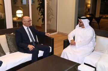 الحجار يبحث مع قرقاش سبل تعزيز التعاون بين لبنان والإمارات