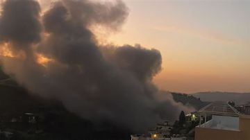 الطيران الحربي اغار على المباني التي تم تهديدها في طيرفلسيه وعيناثا الطيران الحربي اغار على المباني التي تم تهديدها في طيرفلسيه وعيناثا