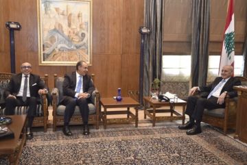 بري بحث مع وزير الخارجية المصري المستجدات السياسية واستقبل كرامي وبوصعب بري بحث مع وزير الخارجية المصري المستجدات السياسية واستقبل كرامي وبوصعب