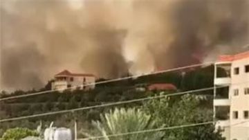 حريق كبير في منطقة كوثرية السياد ومناشدة من الاهالي