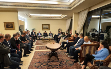 محامون التقوا للمرة الثانية في دارة كنعان وبحثوا في انتخابات نقابة المحامين في بيروت