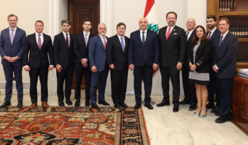 رئيس الجمهورية لوفد الخزانة الاميركية: لبنان يطبق بصرامة اجراءات منع تبييض الاموال او تهريبها او استعمالها لتمويل الارهاب