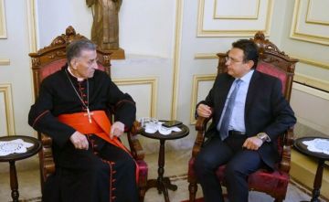 فريد الخازن زار الراعي: الجيش لا يقصر في تنفيذ مطلب نزع السلاح والمطلوب الحكمة بإدارة الأمور