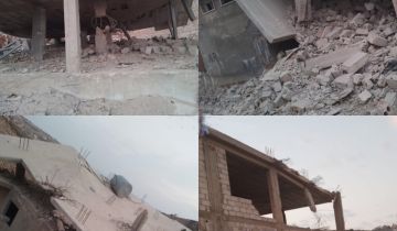 العدو يفجر المنازل في عيترون ويلقي قنابل في مناطق أخرى