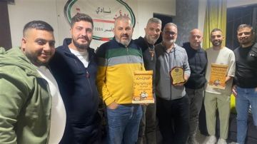 زيارة تكريمية مميزة للكابتن مصطفى حلاق إلى نادي الإخوة صيدا وتكريم المايسترو محمد حبوس