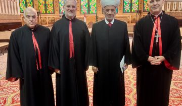 المفتي دريان تسلم دعوة للمشاركة في اللقاء الإسلامي المسيحي مع البابا لاون