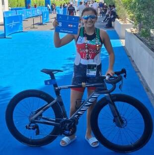 تألق مستمر لنجمة الترياتلون الذهبية ميا صهيون