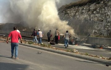 النشرة: غارة من مسيرة إسرائيلية استهدفت سيارة على طريق بلدة كفردجال