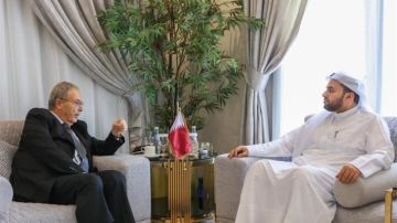 الخليفي استقبل متري: نجدد موقف قطر الداعم للبنان