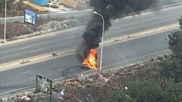 إستهداف سيارة على اوتوستراد صور- صيدا عند منطقة البيسارية