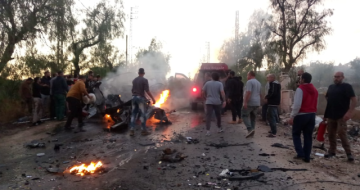 شهيد بالغارة المعادية على سيارة في بليدا