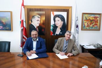 مذكرة تفاهم بين جامعة رفيق الحريري وشركة ITLS للتعاون في تنظيم بطولة Adobe في لبنان