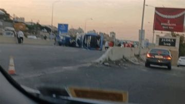 حادث مروع على أوتوستراد بيروت - صيدا