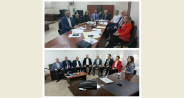 بساط بحث بخطط استراتيجية مع مجلسي معرض رشيد كرامي والمنطقة الاقتصادية بطرابلس