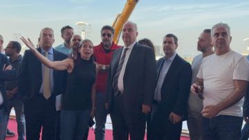 الحاج جال بالواجهة البحرية وساحة الشهداء واطلع على جاهزية شبكتي الخليوي قبيل زيارة البابا