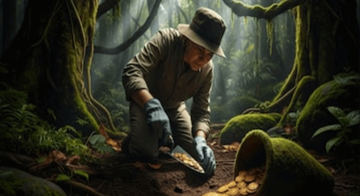 داخل غابة.. العثور على كنز عملات من القرن السابع عشر