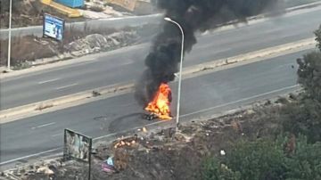 بالفيديو: استهداف سيارة قرب البيسارية