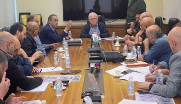 اجتماع في مكتب ميشال ضاهر لبحث الحلول لطريق ضهر البيدر اجتماع في مكتب ميشال ضاهر لبحث الحلول لطريق ضهر البيدر