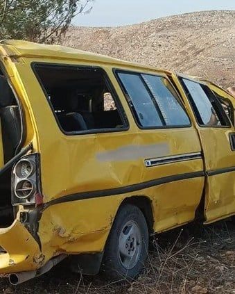 بالصور والفيديو- حادث مروع .. إصابة 13 طالبا في صور!