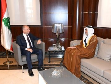 بو صعب استقبل السفير الإماراتي وبحث تطوير العلاقات بين البلدين