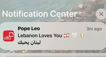 لبنان يحبك ألفا ترحب بقداسة البابا عند وصوله الى لبنان