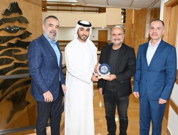 أبي رميا وترزيان بحثا مع الدوخي في تطوير رياضة الدراجات الهوائية