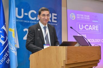 البروفيسير رغيد الخوري يختتم مؤتمر U-CARE ويتحدث عن دور جديد للذكاء الاصطناعي في علاج السرطانات البولية