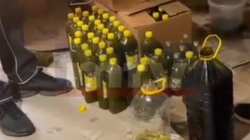 بالفيديو: زيت زيتون مغشوش... ومواد ملونة