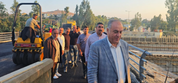 سليمان تفقد الأعمال على جسر العبودية- الدبوسية: التشغيل بانتظار استكمال الإجراءات مع سوريا