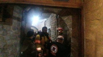 النشرة: حريق كبير في مستودع للعطور في سوق صيدا التجاري