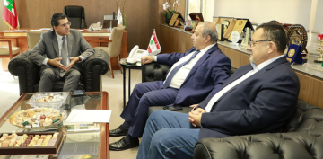 مرقص بحث مع الكعكي في الشؤون العامة وقانون الإعلام الجديد مرقص بحث مع الكعكي في الشؤون العامة وقانون الإعلام الجديد