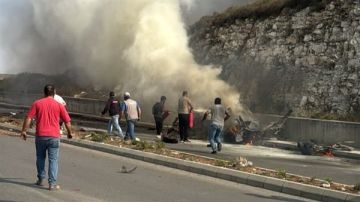 جريح في الغارة على سيارة في كفردجال