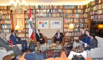 سلام لوفد إماراتي: حريصون على تطوير التعاون