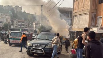 عاجل غارة من مسيرة تستهدف سيارة في منطقة تول -النبطية عاجل غارة من مسيرة تستهدف سيارة في منطقة تول -النبطية