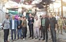 وفد قيادي من الجبهة الديمقراطية يجول في مخيم عين الحلوة ويقدم التعازي لعائلات شهداء المجزرة - lb