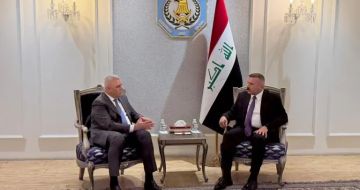 اللواء شقير واصل لقاءاته في بغداد والتقى الشمري