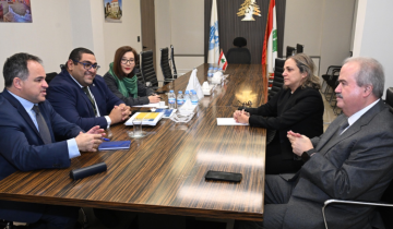 جابر استقبل وفد البنك الدولي: لتعزيز الشراكة مع القطاع الخاص والحكومة تعمل على استكمال هذه المتطلبات