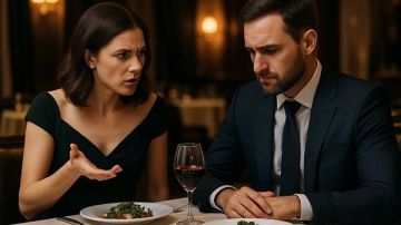 وزير وزوجته يتشاجران علنا في احد مطاعم بيروت !!