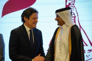 زياد المكاري ممثلا فرنجيه في حفل استقبال ذكرى اليوم الوطني القطري زياد المكاري ممثلا فرنجيه في حفل استقبال ذكرى اليوم الوطني القطري