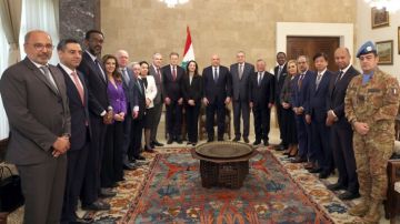 الرئيس عون استقبل وفد مجلس الأمن ودعاه للضغط على إسرائيل والوفد أكد الاستعداد لدعم الجيش اللبناني