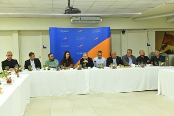 لقاء حواري لباسيل مع مجموعة من مناصري التيار في المتن في المقر العام في ميرنا الشالوحي (بعدسة الزميل جورج فغالي )