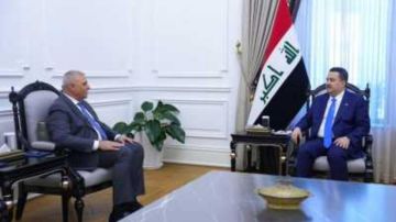 اللواء شقير واصل لقاءاته في بغداد والتقى الشمري