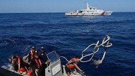 خفر السواحل الصيني يستهدف صيادين فلبينيين قرب شعاب سابينا في بحر الصين الجنوبي خفر السواحل الصيني يستهدف صيادين فلبينيين قرب شعاب سابينا في بحر الصين الجنوبي