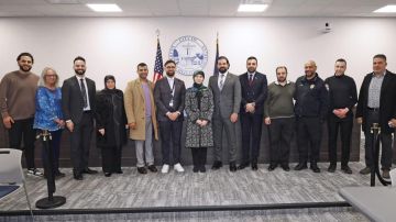 عز الدين التقت رئيسي بلديتين في أميركا: نعتز بنجاحات أبنائنا في الاغتراب عز الدين التقت رئيسي بلديتين في أميركا: نعتز بنجاحات أبنائنا في الاغتراب