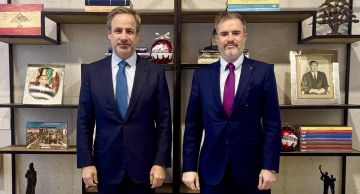 معوض يبحث مع السفير الكندي سلاح الحزب والدعم الدولي للبنان