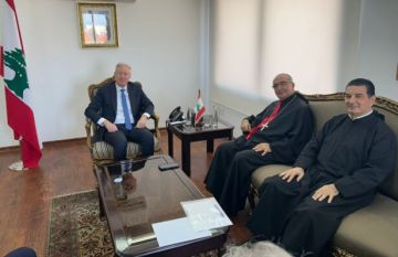 رجي التقى سفير اليابان في زيارة وداعية وعرض مع المطران فضول أوضاع الجاليات اللبنانية