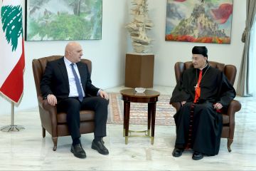 البطريرك الراعي من قصر بعبدا: نحن في زمن التفاوض وفجر السلام حط رحاله البطريرك الراعي من قصر بعبدا: نحن في زمن التفاوض وفجر السلام حط رحاله