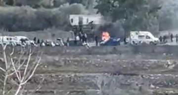 بالفيديو غارة تستهدف سيارة في ياطر