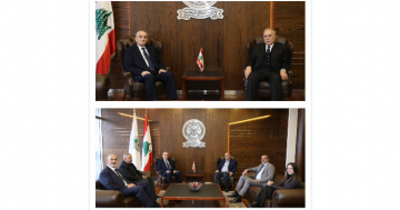 منسى بحث مع رحمة بالأوضاع العامة وملفات سياسية ومع رئيس بلدية آسيا بشؤون إنمائية