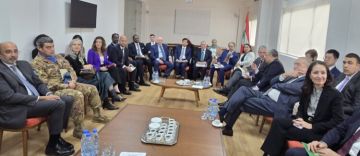 رجي أمام وفد مجلس الأمن: حصر السلاح مصلحة لبنانية ولضرورة إعطاء فرصة للحلول الدبلوماسية